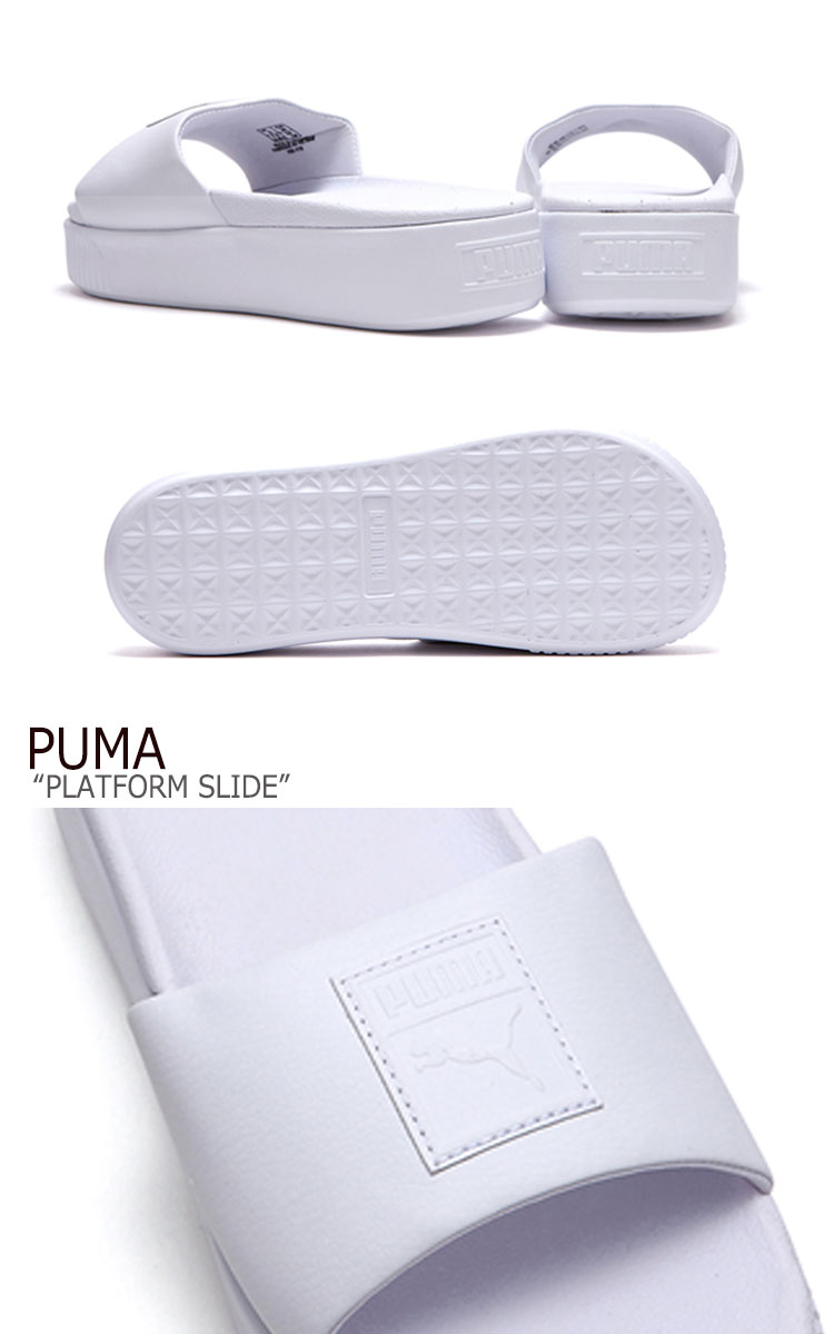 puma white slippers online shopping