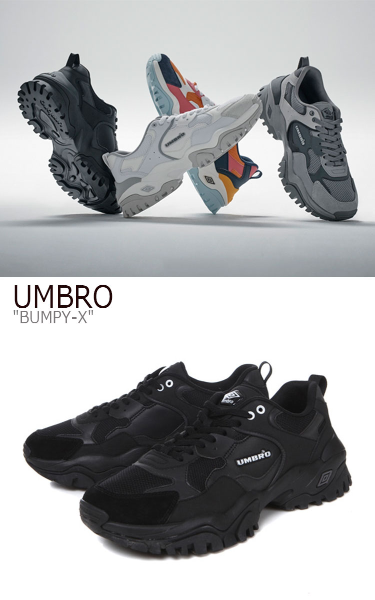 楽天市場 アンブロ スニーカー Umbro メンズ レディース Bumpy X バンピーx ダッドシューズ Black ブラック Flum9a1u21 U9123ccr11 Blk シューズ A Labs