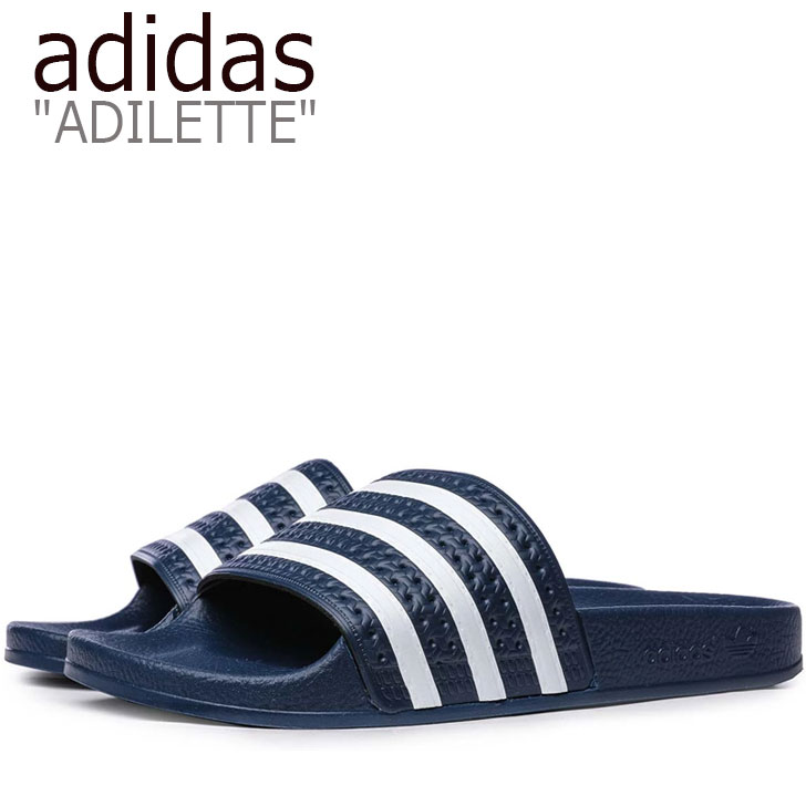 navy blue adidas sandals