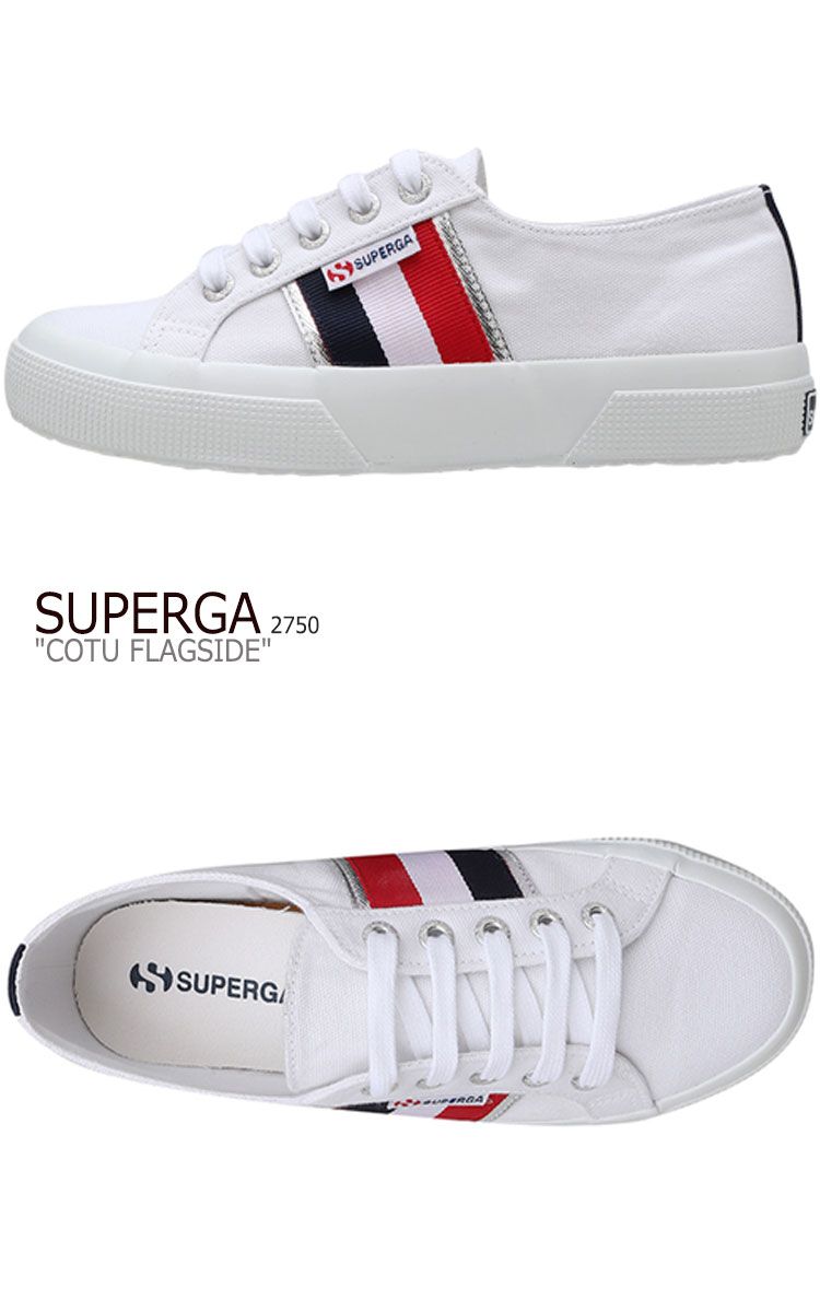 最安 スペルガ スニーカー Superga メンズ レディース 2750 Cotu Flagside 2750 コート フラッグサイド White ホワイト S00fd50 J27 シューズ 在庫一掃 Www Nazoceramics Com