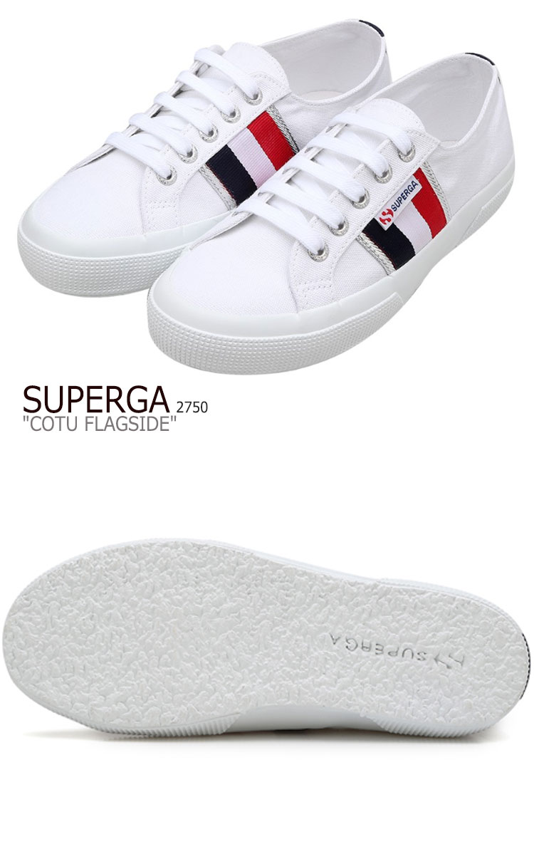 最安 スペルガ スニーカー Superga メンズ レディース 2750 Cotu Flagside 2750 コート フラッグサイド White ホワイト S00fd50 J27 シューズ 在庫一掃 Www Nazoceramics Com