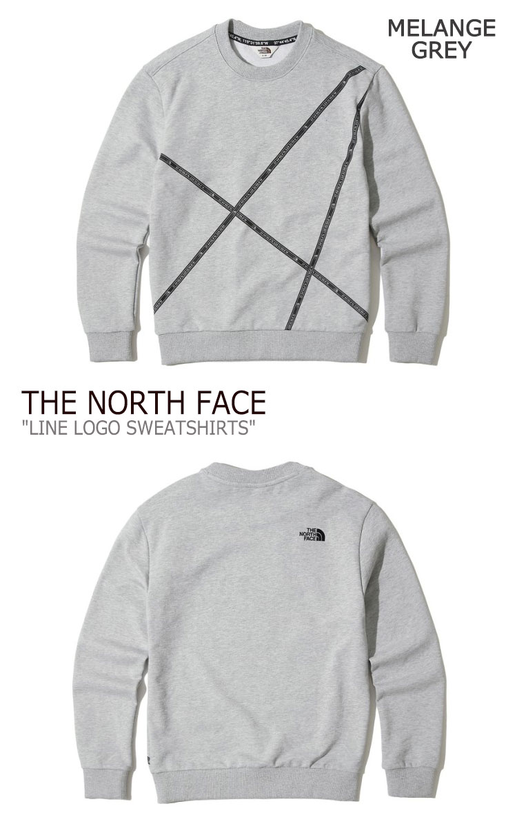 楽天市場 ノースフェイス トレーナー The North Face メンズ レディース Line Logo Sweatshirts ライン ロゴ スウェットシャツ 全3色 Nm5mk03j K L ウェア 中古 未使用品 A Labs