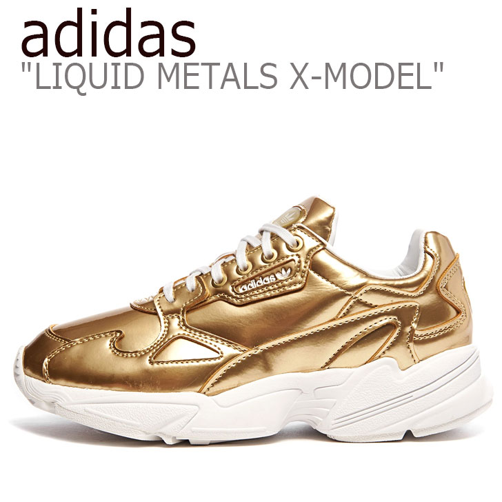 楽天市場 アディダス スニーカー Adidas レディース Falcon Liquid Metals X Model ファルコン リキッド メタル X モデル Gold ゴールド Fv4318 シューズ 中古 未使用品 A Labs