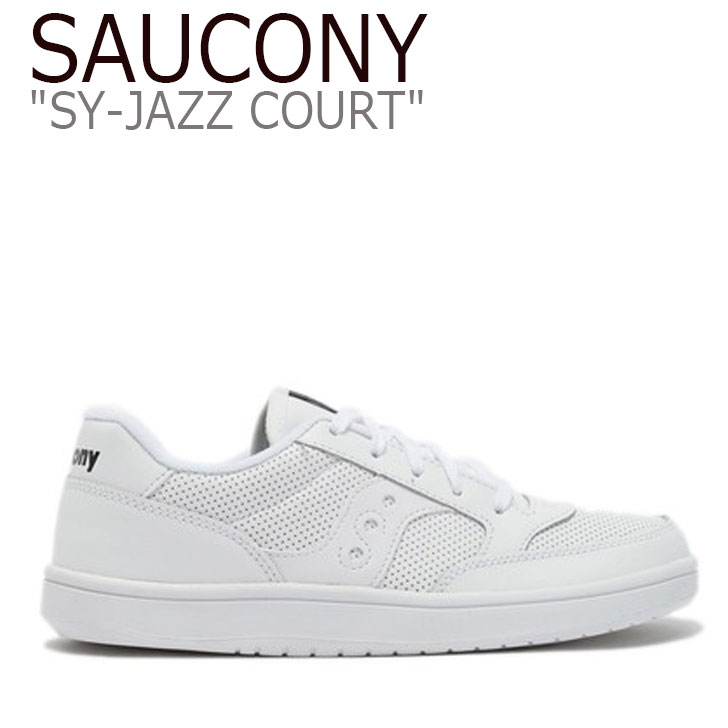 楽天市場 サッカニー スニーカー Saucony レディース キッズ Sy Jazz Court ジャズ コート 子供用 White ホワイト Sy シューズ 中古 未使用品 A Labs