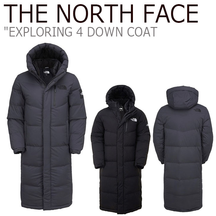 mens north face long coat