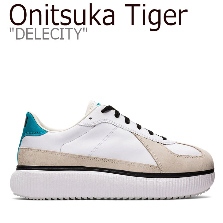オニツカタイガー スニーカー Onitsuka Tiger メンズ レディース DELECITY デレシティ WHITE LAGOON ラグーン  1183A386-109 シューズ | a-Labs