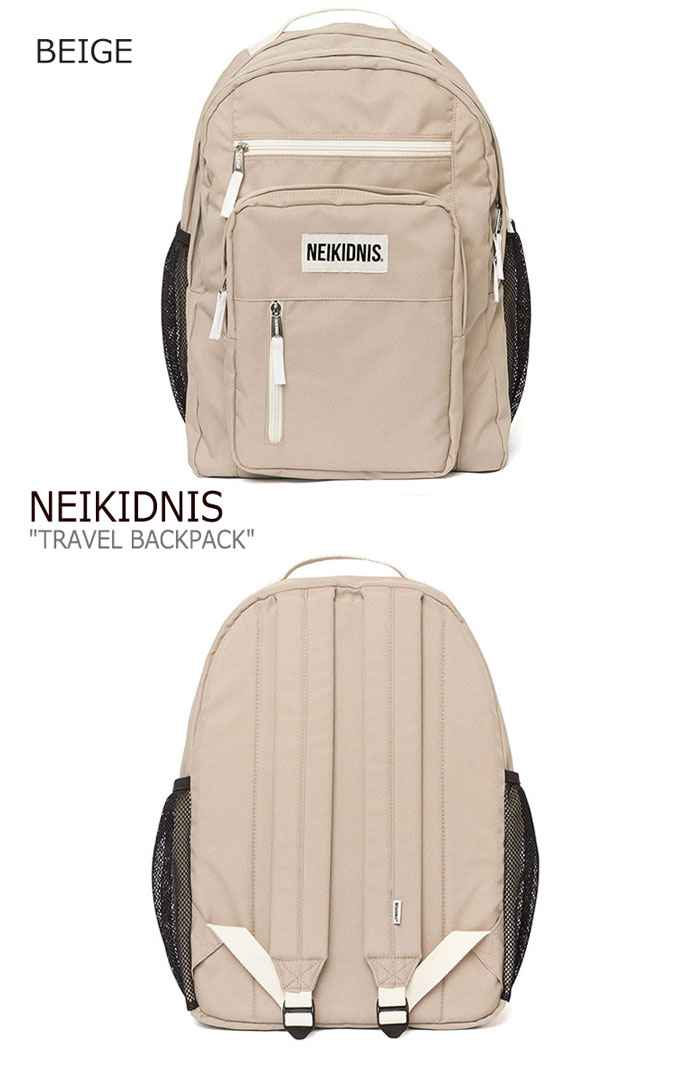 楽天市場 ネイキドニス リュック Neikidnis メンズ レディース Travel Backpack トラベル バックパック Black ブラック Beige ベージュ Indi インディ Pink ピンク 015trb02 03 04 バッグ A Labs