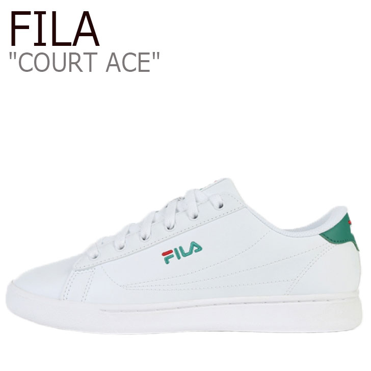 楽天市場 フィラ スニーカー Fila メンズ レディース Court Ace コート エース White ホワイト Green グリーン 1tm 116 シューズ 中古 未使用品 A Labs