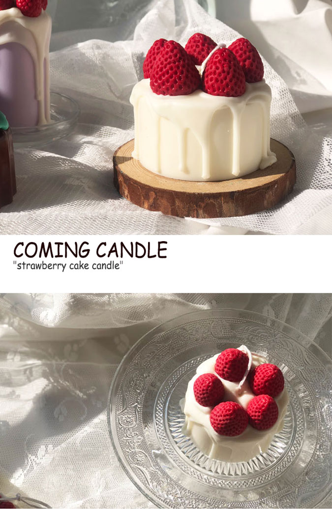 楽天市場 カミングキャンドル キャンドル Coming Candle Strawberry Cake Candle ストロベリーケーキ キャンドル 13種の香り 韓国雑貨 Acc A Labs