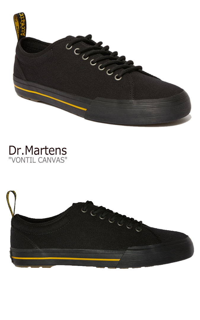 楽天市場 ドクターマーチン スニーカー Dr Martens メンズ Vontil Canvas キャンバス Black ブラック シューズ 中古 未使用品 A Labs