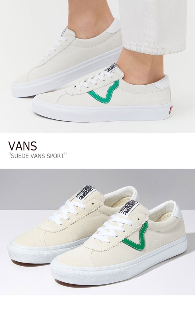 楽天市場 バンズ スニーカー Vans メンズ レディース Suede Vans Sport スエード バンズ スポーツ Jolly Green ジョリー グリーン Marshmallow マシュマロ Vn0a4bu602q シューズ A Labs