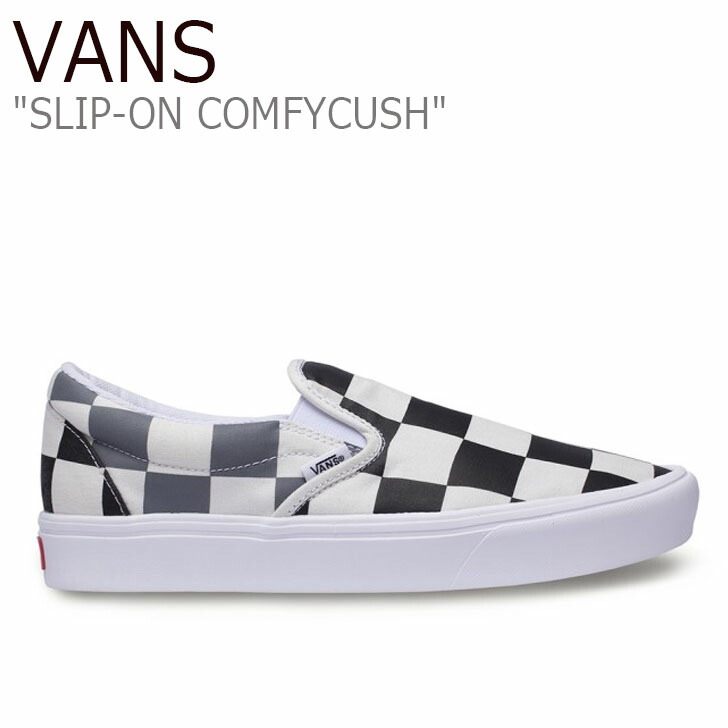 楽天市場 バンズ スリッポン スニーカー Vans メンズ レディース Slip On Comfycush Bigchecker スリップオン コンフィークッシュ ビッグチェッカー Black ブラック Gray グレー Vn0a3wmdwxa1 シューズ A Labs