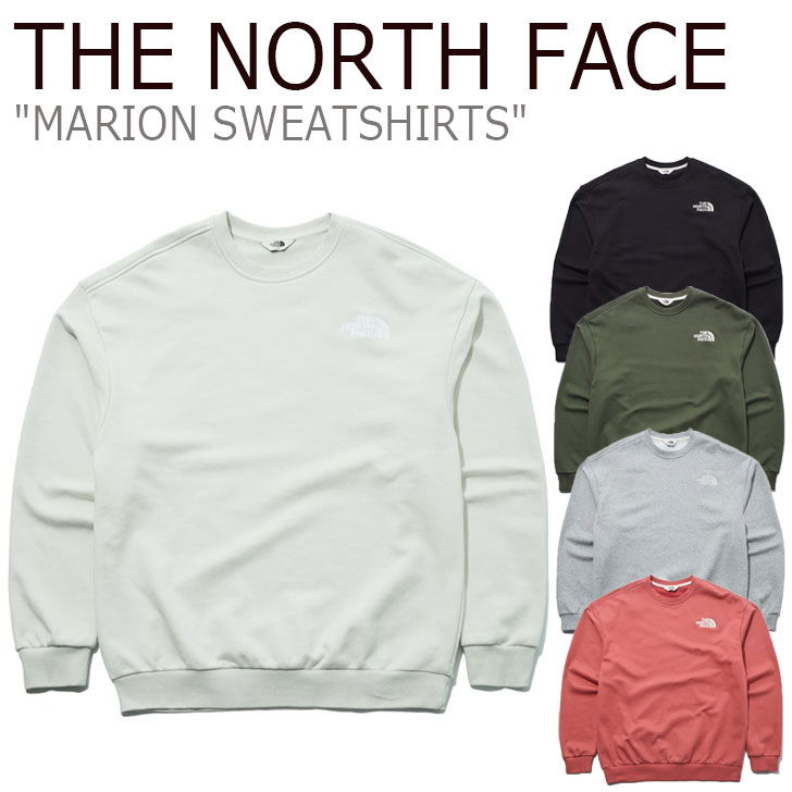 楽天市場 ノースフェイス トレーナー The North Face メンズ レディース Marion Sweatshirts マリオン スウェットシャツ Red レッド Beige ベージュ Khaki カーキ Black ブラック Grey グレー Nm5ml51j K L M N ウェア 中古 未使用品 Drescco ドレスコ