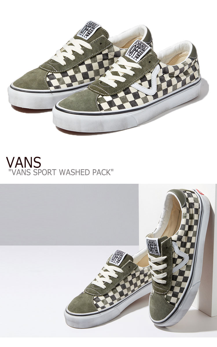 楽天市場 バンズ スニーカー Vans メンズ レディース Vans Sport Washed Pack バンズ スポーツ ウォッシュド パック Khaki カーキ White ホワイト Vn0a4bu6wo31 シューズ A Labs