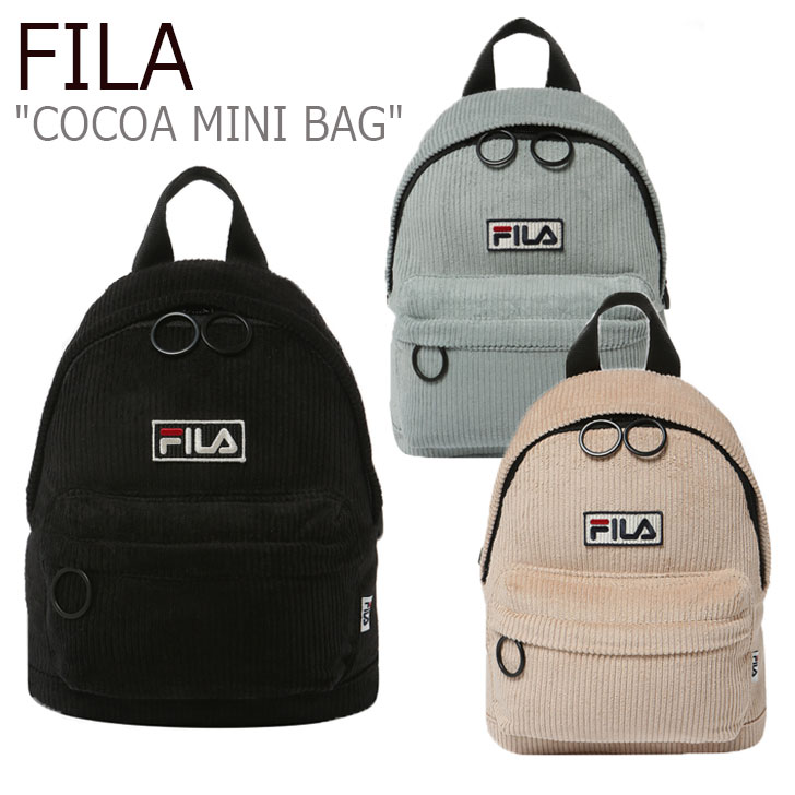 新作モデル フィラ リュック バッグ Fila メンズ レディース Cocoa Mini Bag ココア ミニバッグ Cream クリーム Black ブラック Pastel Mint パステルミント Fs3bpc6370f バッグ メーカー包装済 Www Vicco Com Pe