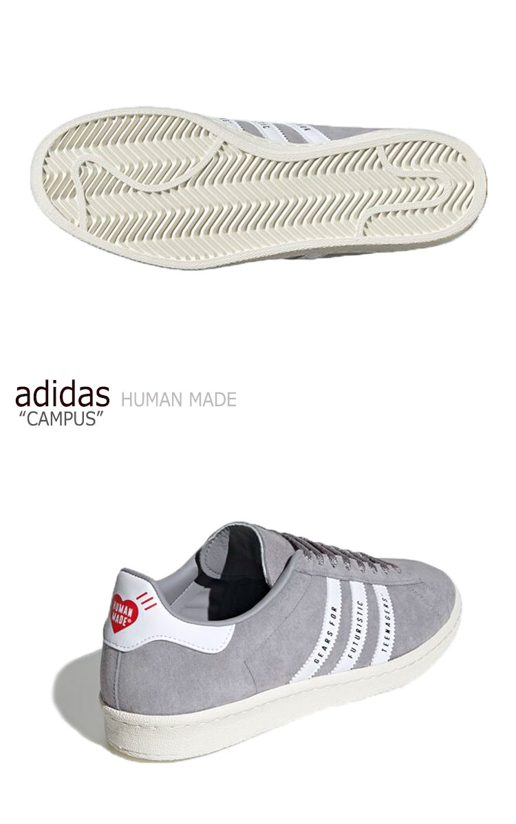 楽天市場 アディダス スニーカー Adidas メンズ レディース Campus Human Made キャンパス ヒューマン メイド Grey グレー Fy0733 シューズ 中古 未使用品 A Labs