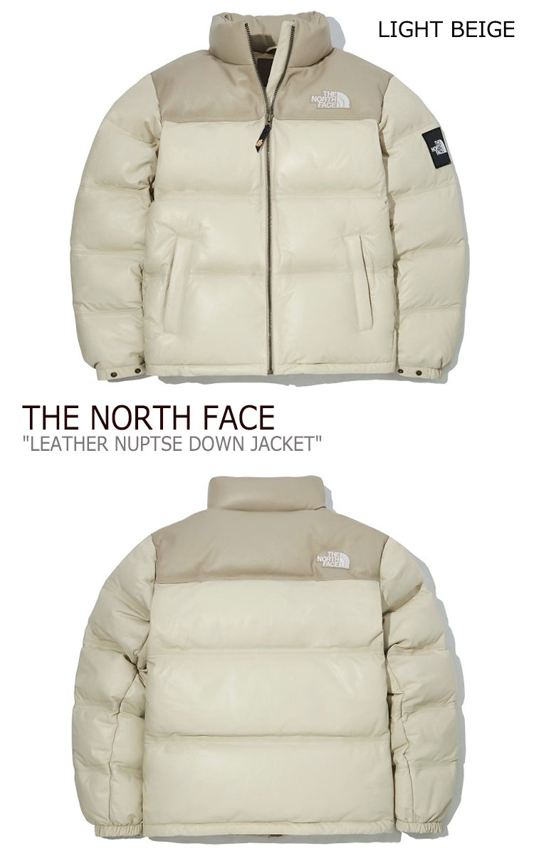 楽天市場 ノースフェイス ダウン The North Face メンズ レディース Leather Nuptse Down Jacket レザー ヌプシ ダウンジャケット Black ブラック Light Beige ライトベージュ Nj1dl56j K ウェア 中古 未使用品 A Labs