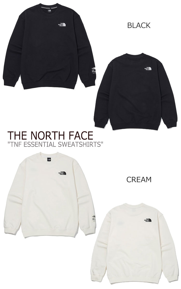 楽天市場 ノースフェイス トレーナー The North Face メンズ レディース Tnf Essential Sweatshirts ザ ノースフェイス エッセンシャル スウェットシャツ Black ブラック Cream クリーム Green グリーン Coral コーラル Lavender ラベンダー Nm5mm01a B C D E ウェア