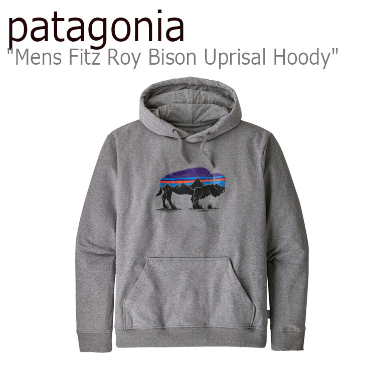 楽天市場 パタゴニア パーカ Patagonia メンズ Mens Fitz Roy Bison Uprisal Hoody メンズ フィッツ ロイ バイソン アップライザル フーディ Gravel グラベル Heather ヘザー 395l7 ウェア A Labs