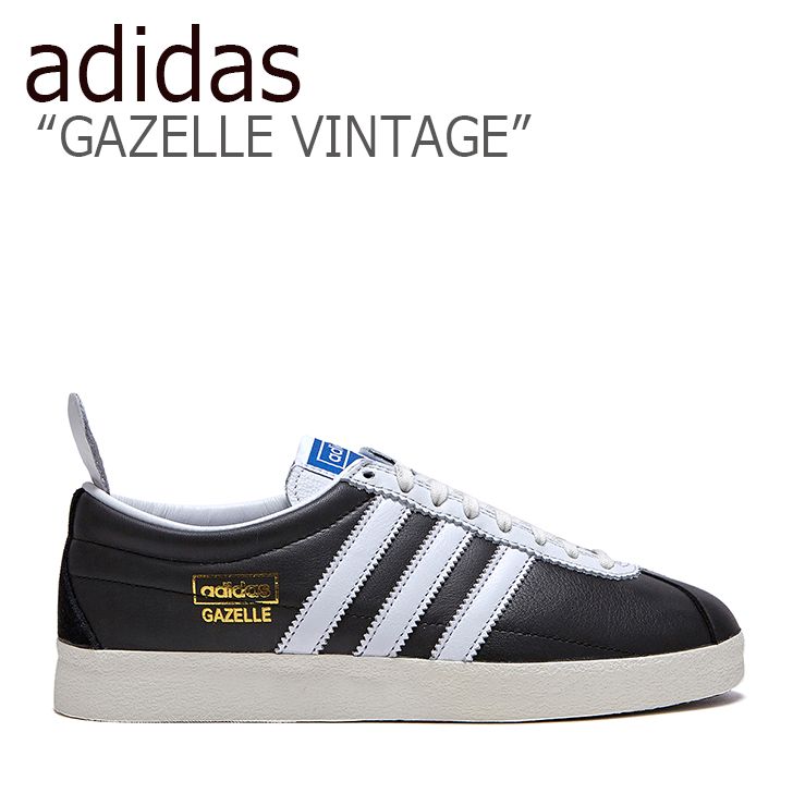 楽天市場 アディダス ガゼル スニーカー Adidas メンズ レディース Gazelle Vintage ガゼル ビンテージ Black ブラック White ホワイト Fu9658 Fladba4u09 シューズ 中古 未使用品 A Labs