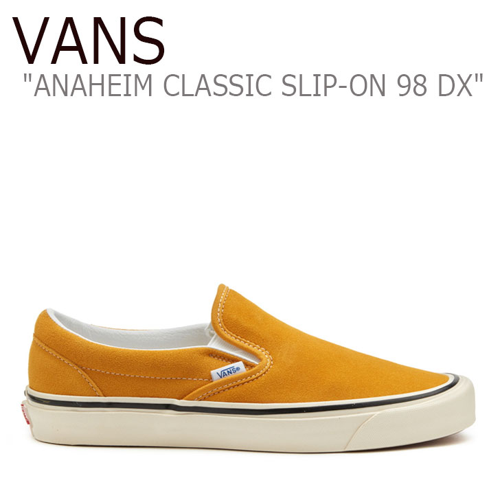 Sale スニーカー クラシック アナハイム Dx 98 Slip On Classic Anaheim レディース メンズ Vans スニーカー スリッポン バンズ スリッポン シューズ Vn0a3jex1kg1 イエロー Yellow Dx 98 Atlasdamparsian Com