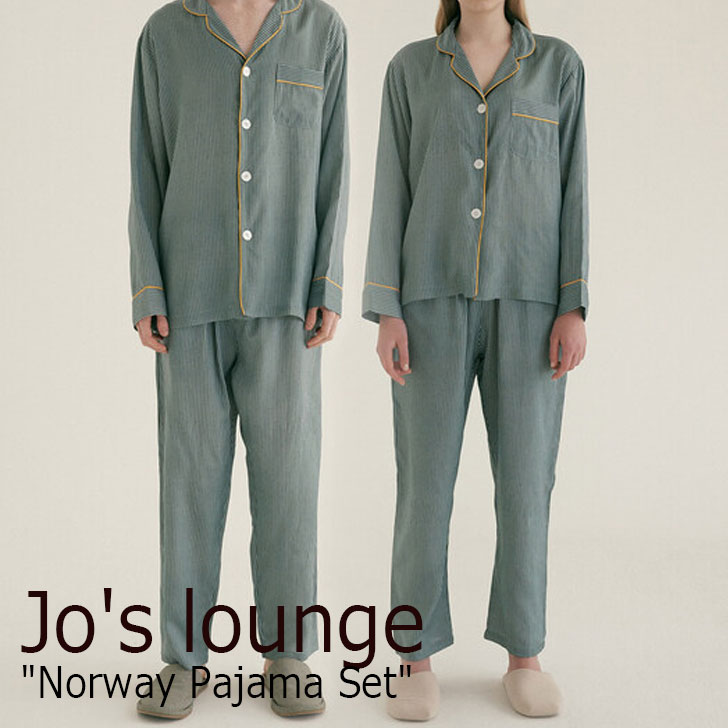 内祝い ジョーズラウンジ ルームウェア Jo S Lounge メンズ レディース Norway Pajama Set ノルウェー パジャマ セット Mint ミント 8 ウェアw 格安人気 Www Iconskw Com