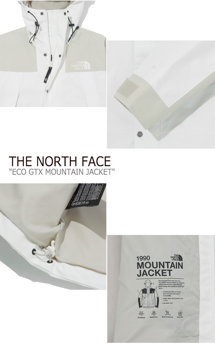 楽天市場 ノースフェイス マウンテンジャケット The North Face メンズ レディース Eco Gtx Mountain Jacket エコ ゴアテックス マウンテン ジャケット Cream Beige クリーム ベージュ Black ブラック Off White オフ ホワイト Nj2gm00a B C ウェア 中古 未使用品 A Labs