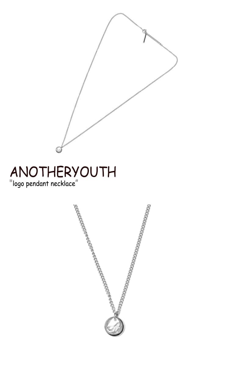 楽天市場 アナザーユース ネックレス Anotheryouth メンズ レディース Logo Pendant Necklace ロゴ ペンダント ネックレス Silver シルバー 韓国アクセサリー Lgpdnk Acc A Labs