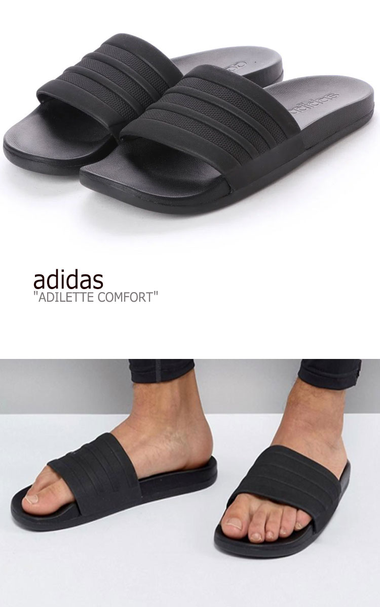 アディダス 家庭用スリッパ Adidas メンズ レディース Adilette Comfort アディレッタ コンフォート Black 涅色 S137 シューズ 中古 未消耗雅 Cannes Encheres Com