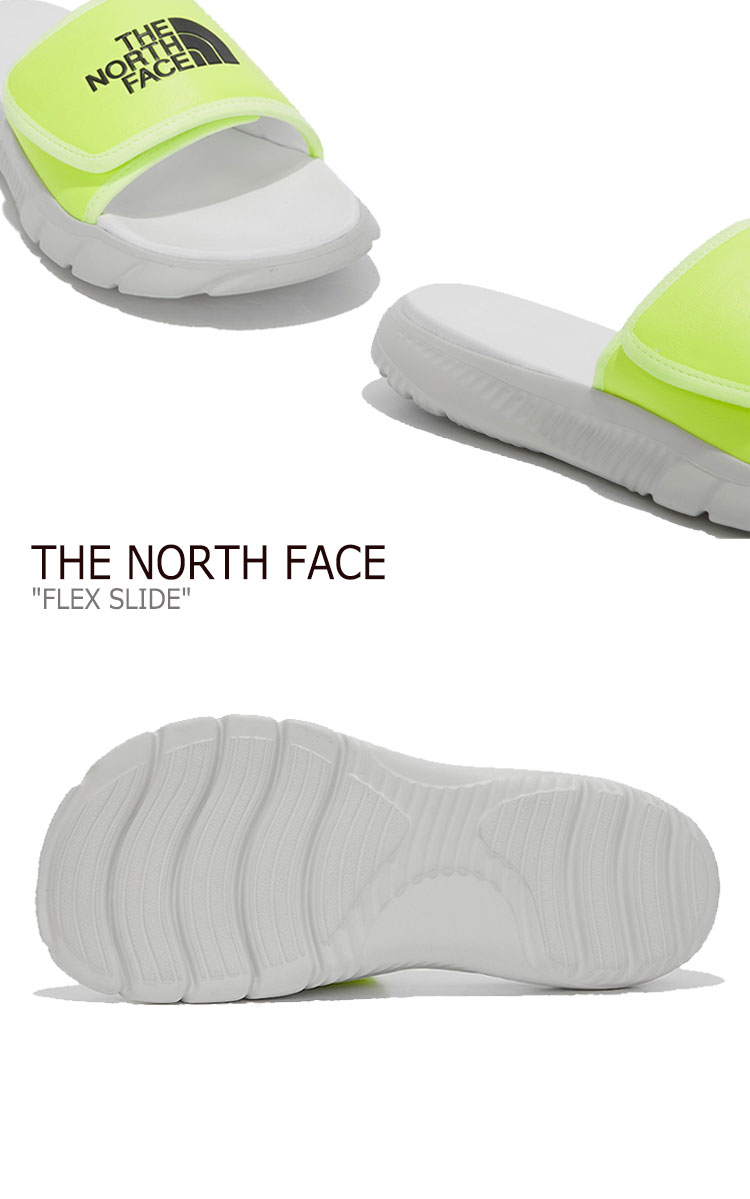 北人間の顔 サンダル The North Face メンズ レディース Flex Slide フレックス 滑り Black 真っ黒 White 紅毛 Pink 薄紅 Neon Yellow ネオンイエロー Ns98m01a B C D シューズ 中古 未アプリ品目 Cannes Encheres Com