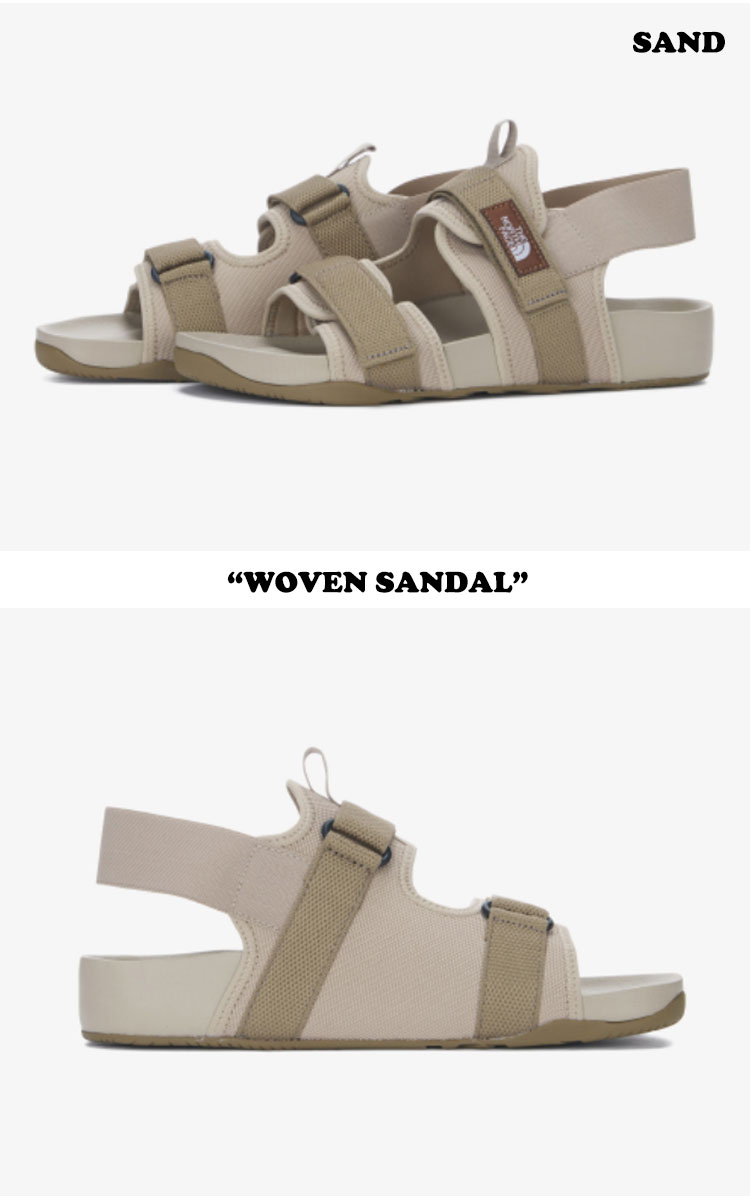 ☆超目玉】 ノースフェイス サンダル THE NORTH FACE メンズ レディース WOVEN SANDAL ウーブンサンダル SAND サンド  BLACK ブラック LIGHT KHAKI ライトカーキ NS98N08J K L シューズ 未使用品 dgrau.digital