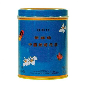 ＼エントリーでポイント5倍！マラソン期間限定！／ 胡蝶牌 中国茶 ジャスミン茶(青缶小)113g×10セット 52115【送料無料】