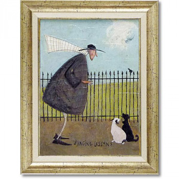 【エントリーでポイント5倍!マラソン期間限定!】ユーパワー Sam Toft サム トフト アートフレーム 「歌のレッスン」 ST-08013【送料無料】