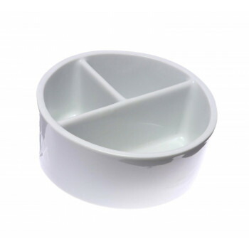 墨運堂　　　陶器　丸筆洗　3穴　15.0cm　26507【送料無料】