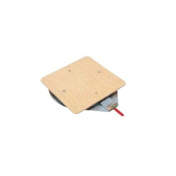 サカエ クルクル回転盤 合板天板 400&times;509&times;30mm ハンドストッパー付 KS-40T【送料無料】｜A-life　Shop