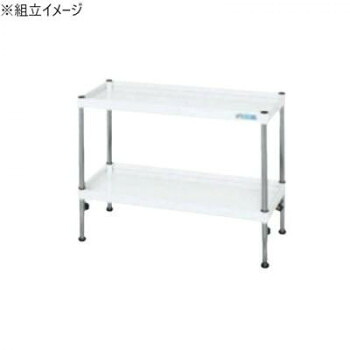 【エントリーでポイント5倍！マラソン期間限定！】サカエ CSパールワゴン 高さ調整 固定タイプ 樹脂製 パールホワイト TCSPN-9072W【送料無料】