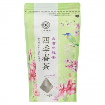 ＼エントリーでポイント5倍！マラソン期間限定！／ 久順銘茶　1杯用ティーバッグ　中国茶 四季春茶　しきはるちゃ (2g×10P)　12個セット 677【送料無料】