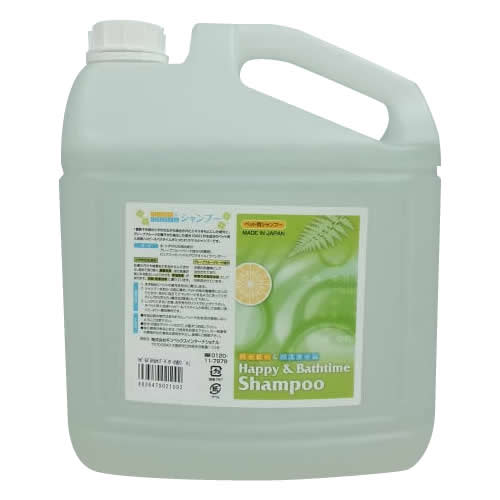 ハッピー＆バスタイム　ペット用シャンプー　4L　【送料無料】