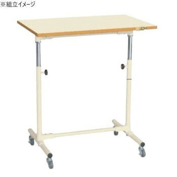 サカエ 軽量セルワーク作業台移動式 ポリエステル天板 750&times;500&times;700mm アイボリー塗装 CL-7550PI【送料無料】｜A-life　Shop