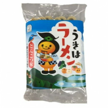 鳥志商店　うきはラーメン　豚骨(太麺) 117g UKR 10袋セット【送料無料】