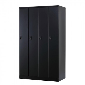 豊國工業 オール扉タイプ4人用1段 W1050(内筒交換錠) RLK-TTN410-BMB【送料無料】