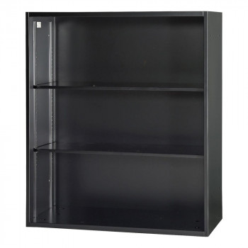 豊國工業 壁面収納庫深型オープンH1050 ブラック HOS-O1X-B CN-10色(ブラック)【送料無料】