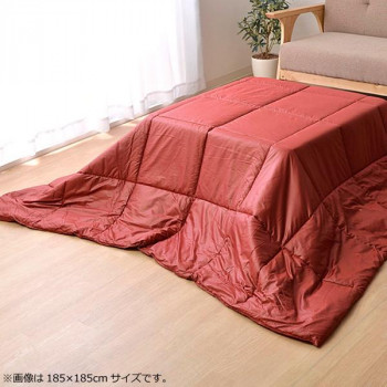 ＼エントリーでポイント5倍！マラソン期間限定！／ こたつ掛け布団 『クラウド』 レッド 約185×185cm 6818209【送料無料】