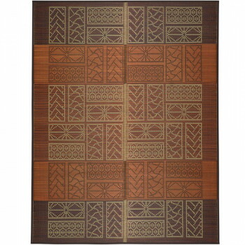 い草センターラグ(裏貼り) 伊勢(いせ) 約176×220cm ブラウン 81938811【送料無料】
