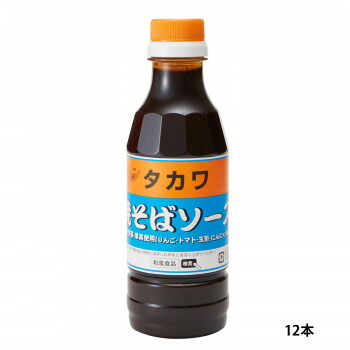 【エントリーでポイント5倍！マラソン期間限定！】和泉食品　タカワ焼きそばソース(中濃)　350g(12本)【送料無料】
