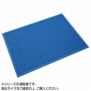 インドアマット　ウォーターホースT　146×88cm　青【送料無料】
