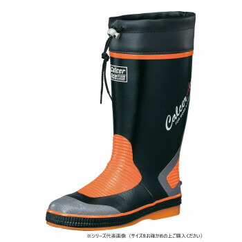 福山ゴム工業　長靴　 カルサーエース S-800 Lブラック AA97200【送料無料】