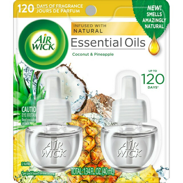 【楽天市場】送料無料 芳香剤 部屋 お部屋の芳香剤 部屋用 AIR WICK Essential Oils Coconut