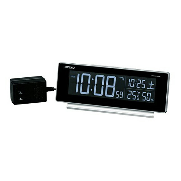 【 送料無料 】 SEIKO(セイコー) デジタル 電波時計 デジタル 交流式 DL207S
