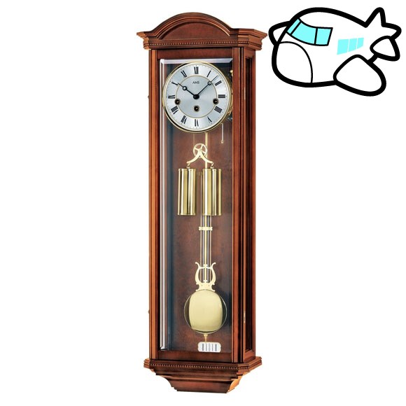 こ*け様 ＡＭＳアームス振り子時計 ドイツ製　機械式 アンティーク 掛け時計 ボ AMSアームス振り子時計 308 ドイツ製 機械式 AMS掛け時計